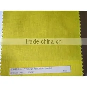 Main Product Linen55/rayon45 Plain Dyed Fabric L55/R45 10*10*44*38+52-53 200GSM