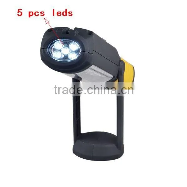 New Plastic Material AAA Battery Portable LED Work Light With Hook photo-6