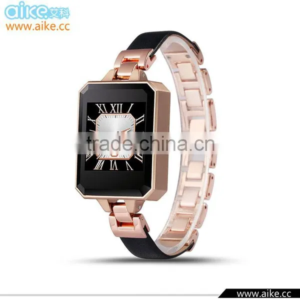2016 NEW Fashion Gemstone Watch Women Watches Smart Watch Bluetooth Smartwatch for Xiaomi Apple Iphone Smartphone