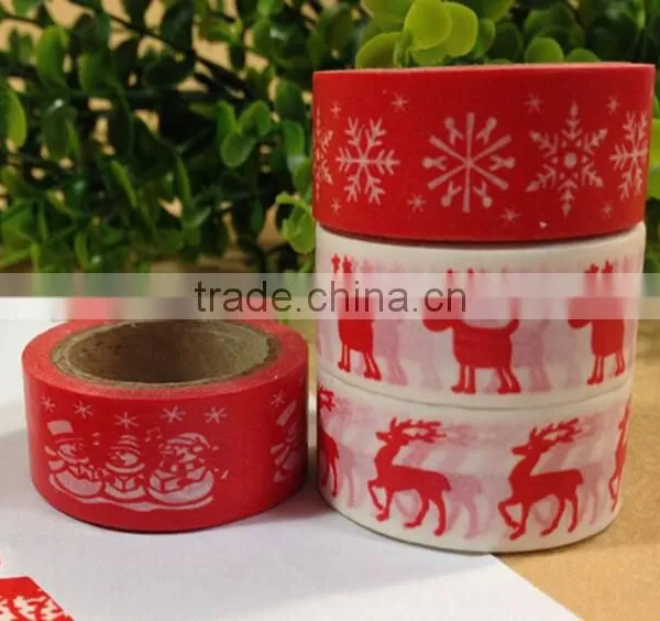 Repositionable Washi Tape, Christmas Premium Value Collection