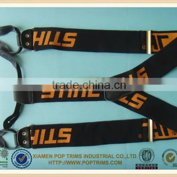 Hot Sale 2" Suspender Nylon Jacquard Suspender for Men