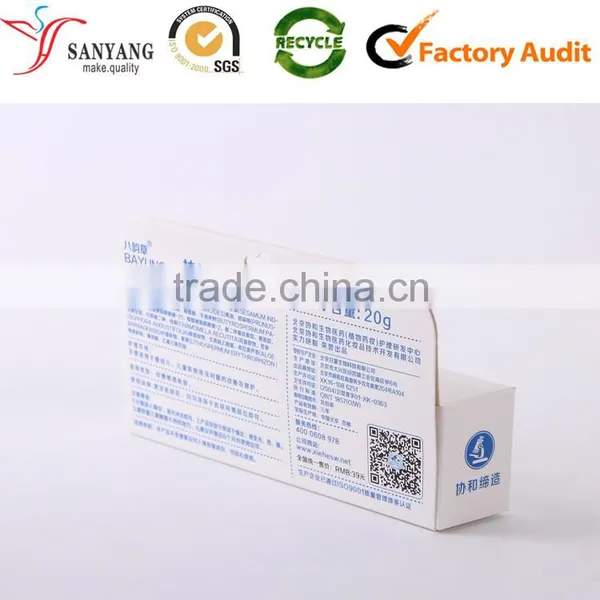 Healthy Safe Paper Medical Packing Box Folding Recycled Medicine Box photo-3