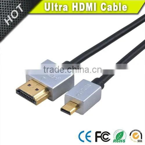 Ultra-Slim HDMI Cables 3D & 4K Rated With Ethernet - 3 Feet photo-2