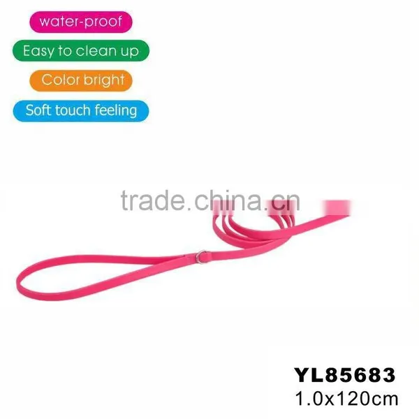 Resistant to Dirty Water Proof TPU Leather Soft Touch Feeling Rainbow Dog Leashes photo-4