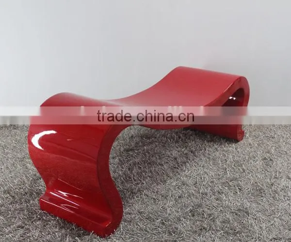 Glass Tea Table Design in Fiberglass photo-5