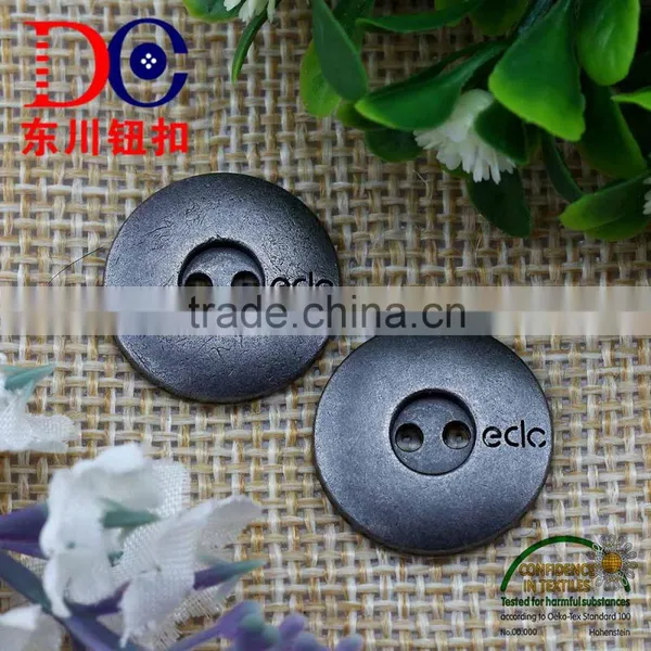 2 Hole Sew Button,Zinc Alloy Brand Button for Jeans Shirt photo-3