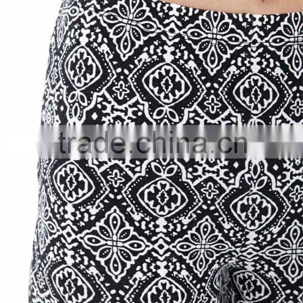 OEM Baroque Pattern Slim Skinny Women Leggings Stretchy Pants Jeggings Pencil Pants photo-4