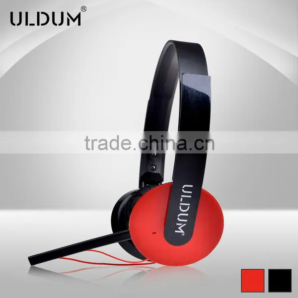 ULDUM wholesale earphone &headphone high quality computer audio headset for laptop,ipad,mobile phone