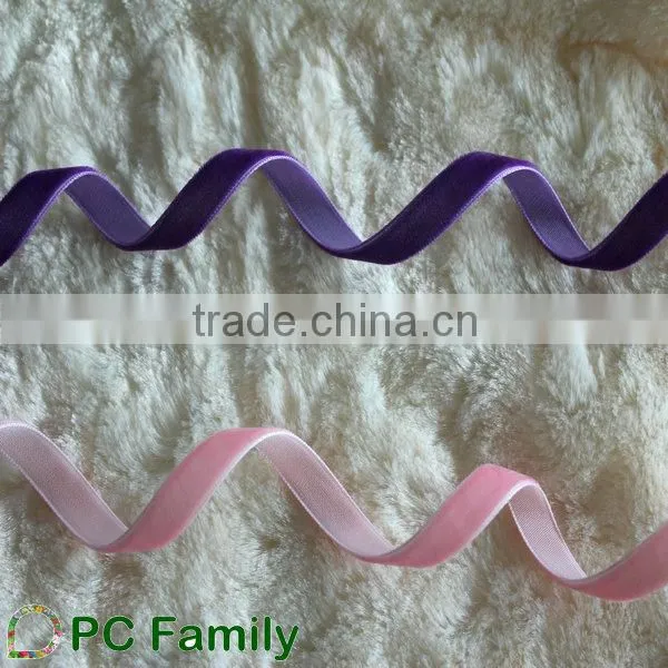 Nice Single Sided Silk Velvet Ribbon photo-3