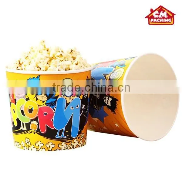 Custom Disposable Paper Popcorn Cup/popcorn Bowl/popcorn Bucket photo-4