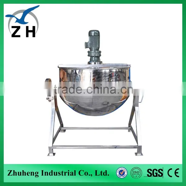 Industrial Food Jacketed Kettle,electrical Jacketed Kettle,vertical Jacketed Kettle photo-2