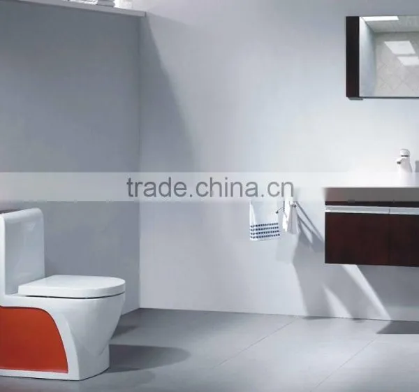 Multicolour Toilet Eco-friendly Baked Enamel One Piece Squat Toilet