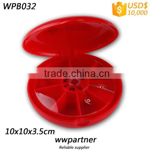 Plastic Religious Pill Box Weekly 7 Days photo-3