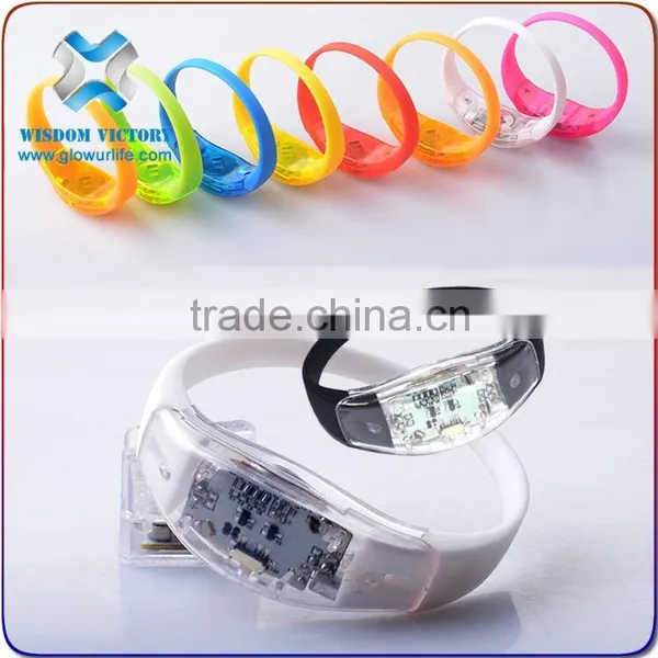 2016 Hot Selling LED Lighted Bracelet For Event,sound Activated Led Bracelet photo-3