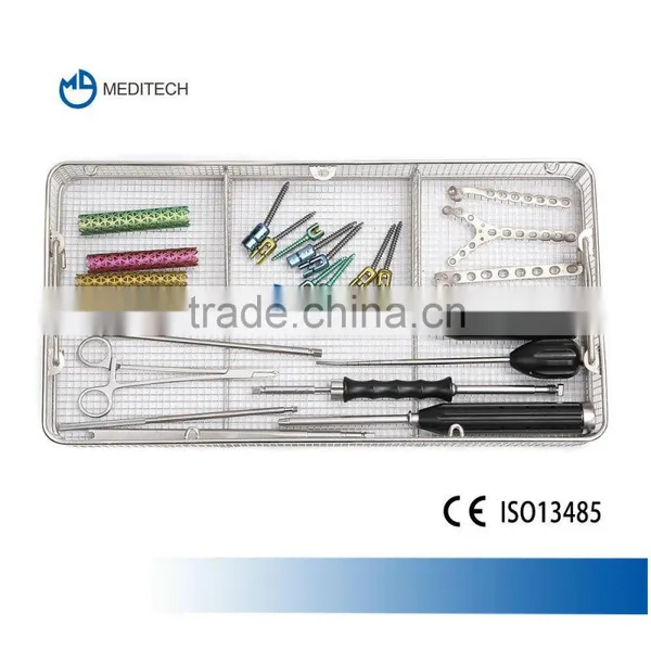 CE Certified Orthopedic Sterilization Container, Orthopedic Instruments, Medical Implant