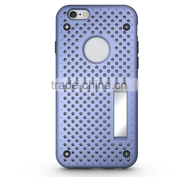 Durable Quick Heat Dispelling TPU PC 2 in 1 Hybrid Armor Ultra Thin Case for Iphone 6 6s Plus photo-4