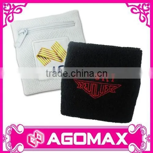 Customized OEM Popular Gift Durable Sports Zipper Sweatband photo-5