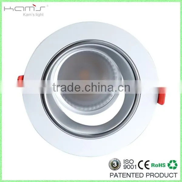 20W Tiltable Polarized Hotel Decorative Recessed Ceiling Light Led photo-2