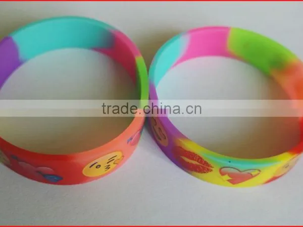 Promotional Gift Emboss/debossed/silk Printing Silicon Magnetic Bracelet photo-3