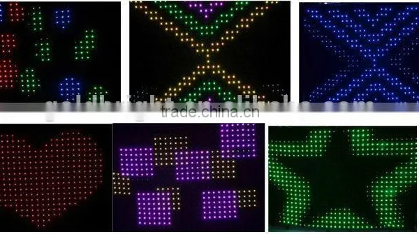 5mm led soft vision video curtain in hall P5,P9,P10,P18