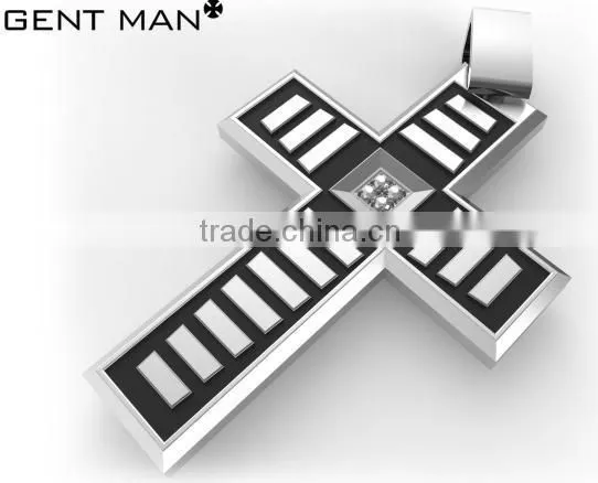 Costing Men Jewelry Necklace Pendant Stainless Steel Cross Pendant photo-2