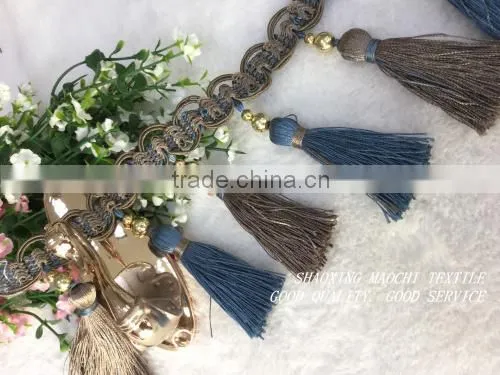 2015 New Fringe 2 Colours Fringes With Golden Crystal for Curtains photo-6