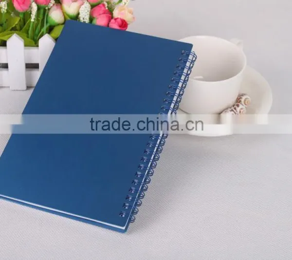 Custom Printing 2015 Aluminum Cover Diary Blue Spiral Notebook photo-2