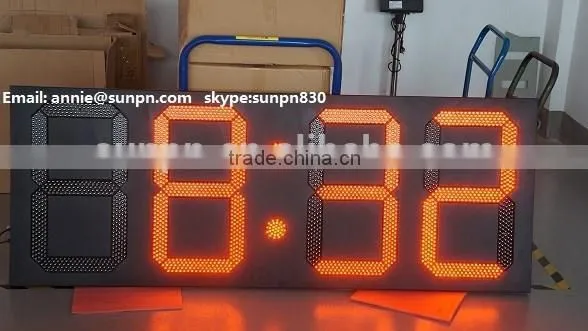 Outdoor America LED Time & Temp Sign