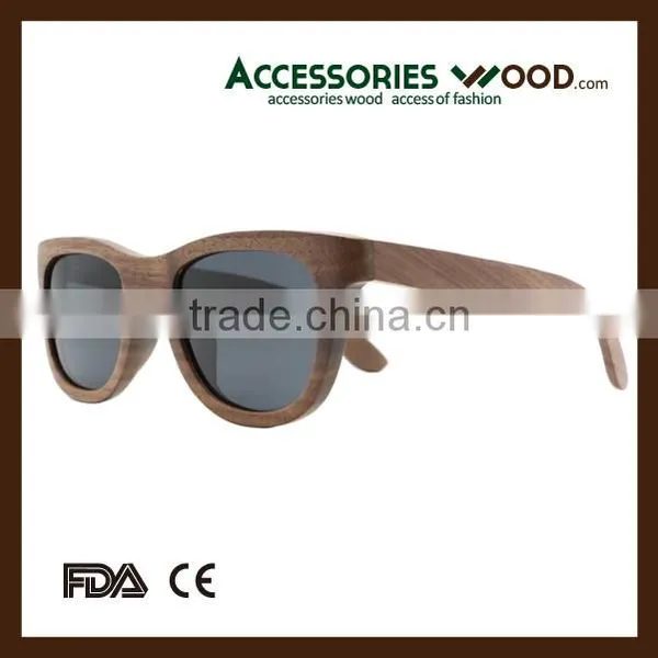 Women Age and Smoke Lenses Color Color Wood Sunglasses photo-4