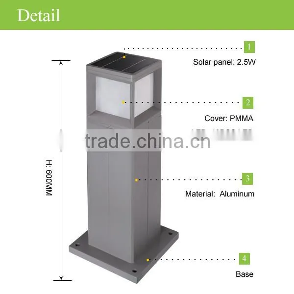 2016 New LED Solar Garden Light ,solar Outdoor Lights (JR-CP83) photo-2