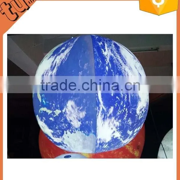 solar system Earth inflatable planet with led light