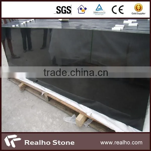 Polished Absolute Black Granite Tile photo-2