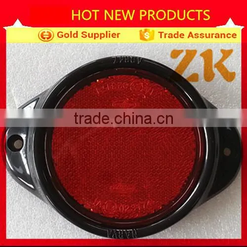 Round road red warning vehicle plastic light reflector