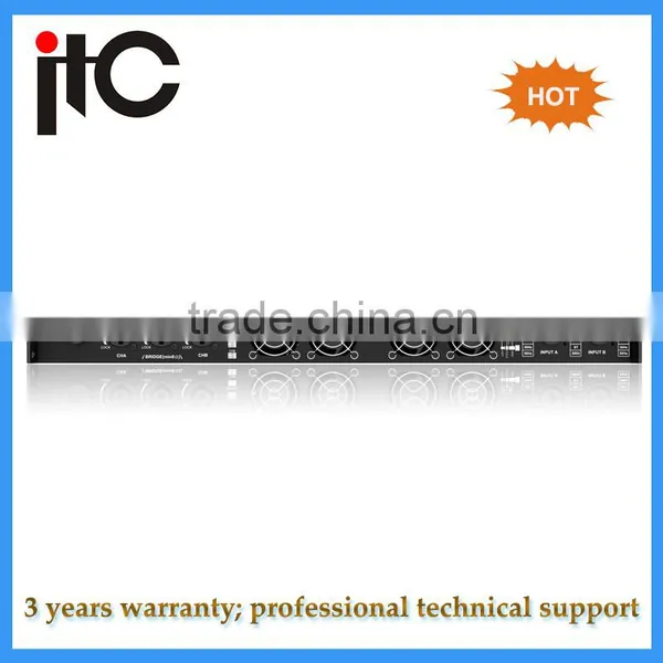 800W to 3600W 2 Channel Soft Start Stereo Mixing Power Amplifier Professional Audio photo-3