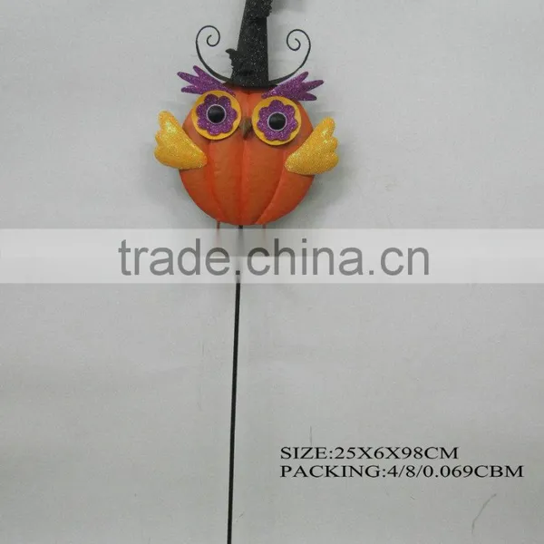 Halloween Decorative Metal Owl Garden Stake photo-3