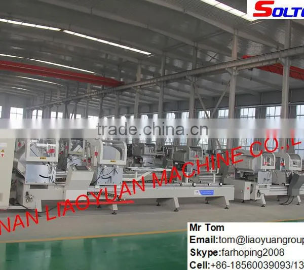 Aluminum Window and Door Making Machine-CNC Double Head Precision Cutting Saw photo-3