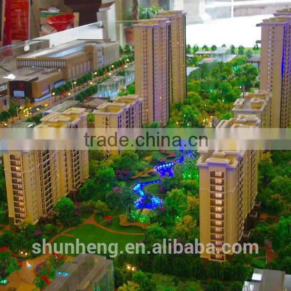 Acrylic , Plastic 3D Architectural Model, Miniature House Model photo-2