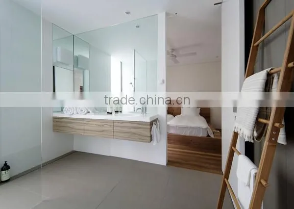 Modular Melamine Wall Mounted Bathroom Mirror Cabinet India photo-4