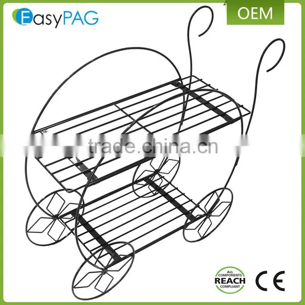 Outdoor Garden Metal Decorative Flower Pot Stand,Metal Flower Pot Holder photo-5