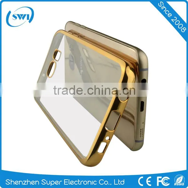 Luxury Ultra-thin Crystal Electroplate Soft TPU Case Cover For Multi Smart Phone for Samsung S7 Edge photo-4