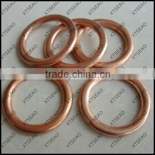 China Non-asbestos Filled Copper Sealing Rings