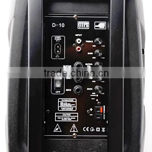 10inch Colorful LED Active Outdoor Portable Speaker photo-5