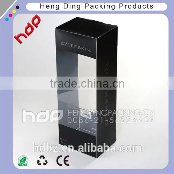 Silk Screen Clear Plastic Packing Box With Soft Crease photo-3
