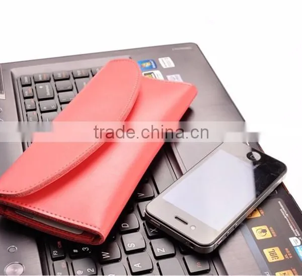 Top Sale Leather Long Card Holder Wallet New Customized Women Wallet 2016 photo-5