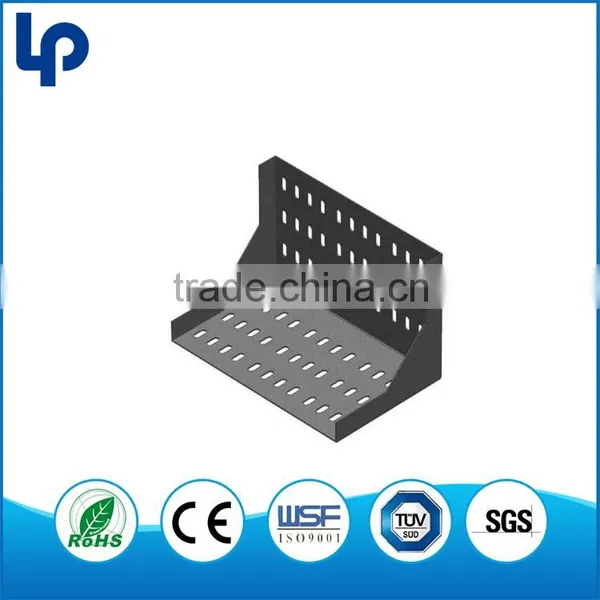 Solid Electroplated Salt Spray Galvanized Cable Trunking Duct , Perforated Cable Duct photo-2