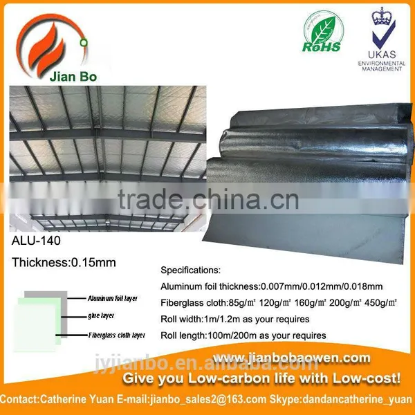 Aluminum Foil Coated With Fiberglass Screen Fabric