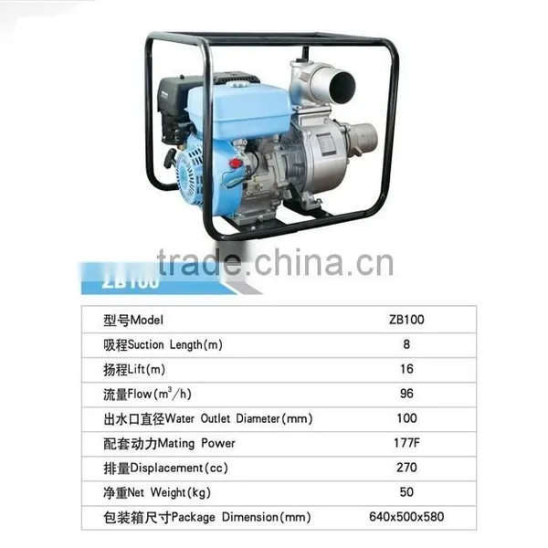 4 Strock 4 Inch Water Pump ZB100 photo-3