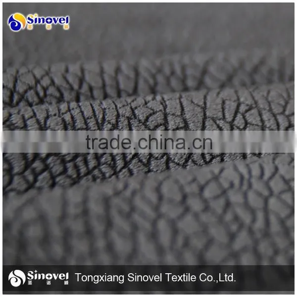 Warp Knitting Velboa Burnout Sofa Furniture Fabric