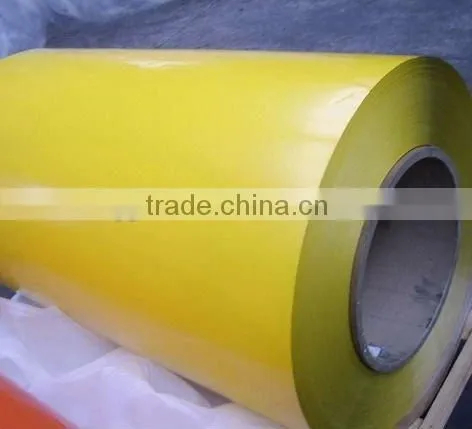 Yellow Matt Coated Aluminum Coils