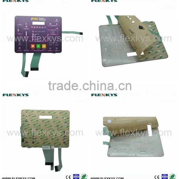 Poly Dome LED Integrated Membrane Switch With Multi Circuits and Leads photo-3